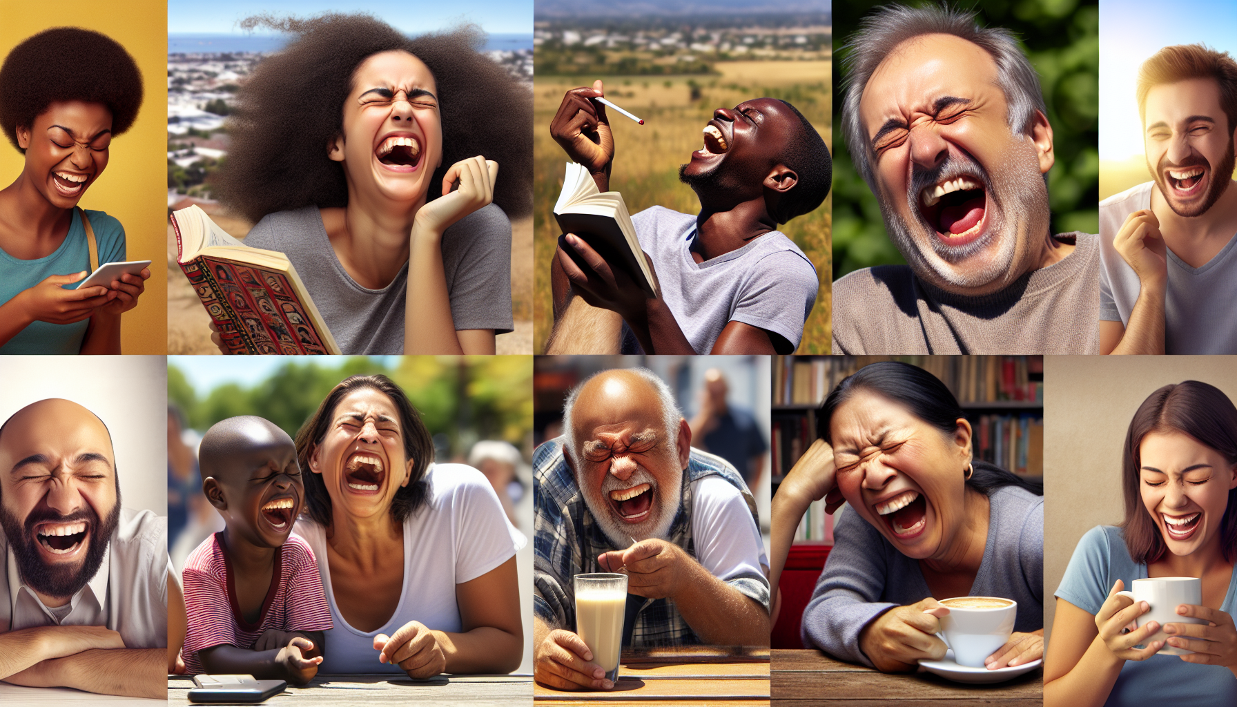 People laughing